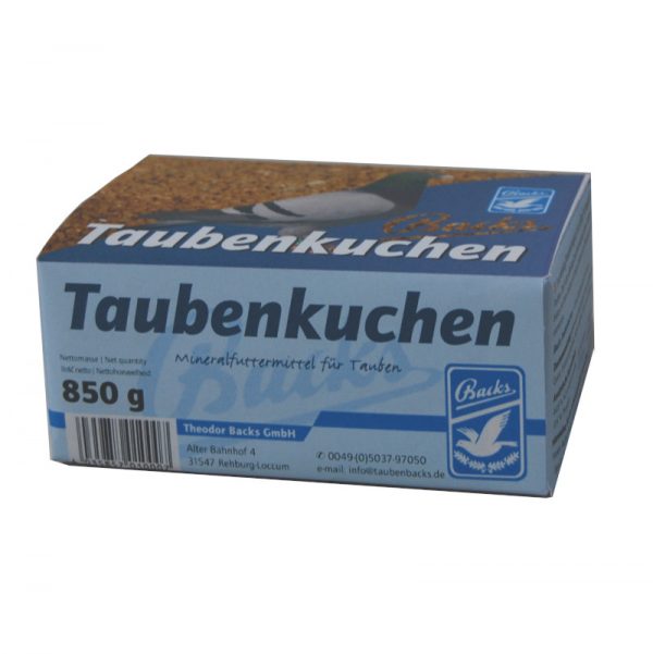 Backs Taubenkuchen "der gute Blaue" 850g