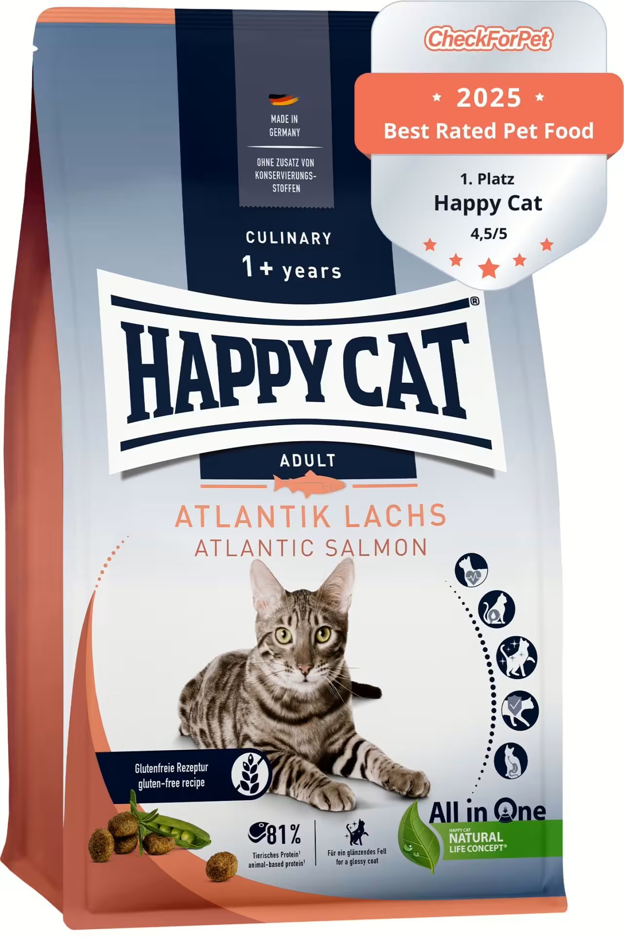 Happy Cat Culinary Adult Atlantik Lachs 1,3 kg