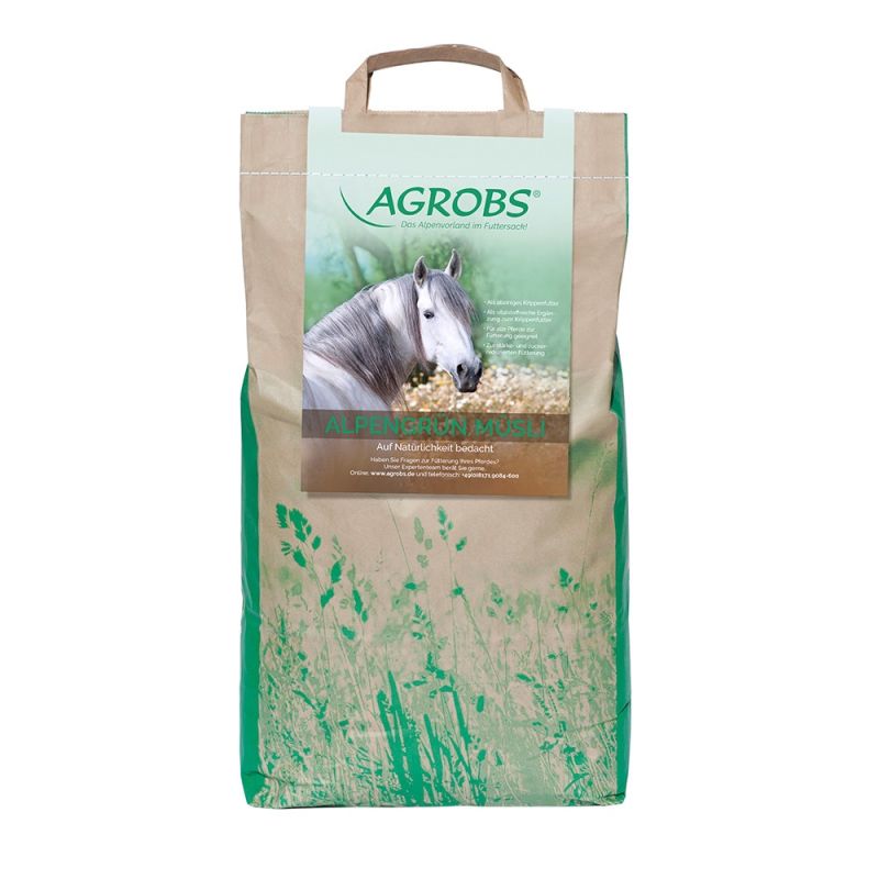 Agrobs Alpengrün Müsli 4kg Nachfüllpack