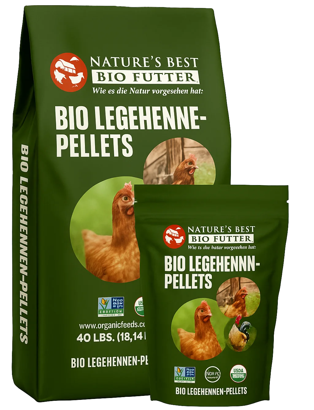 Natürliches Kaninchenfutter mit Kräutern - 2kg