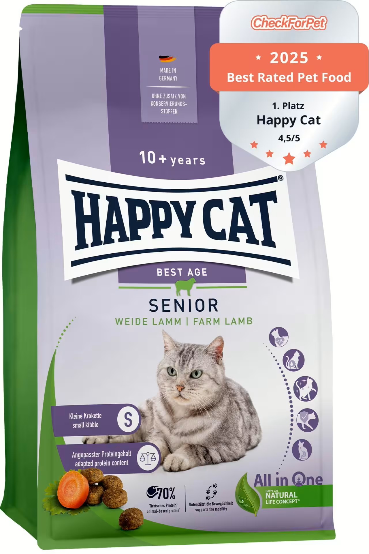 Happy Cat Culinary Senior Weide-Lamm 300g