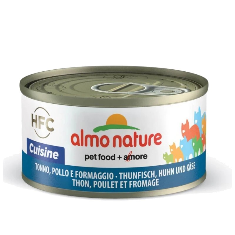 Almo Natural Thunfisch, Huhn und Käse 150g
