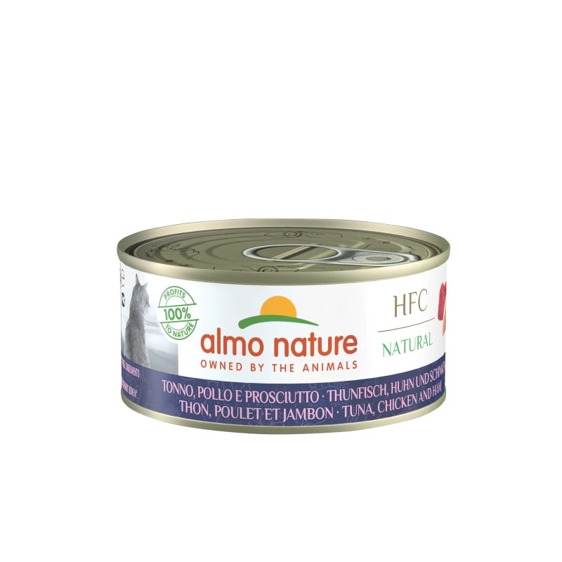 Almo Natural Thunfisch, Huhn und Schinken 150g